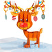 Ornemant Reindeer Pop Up Christmas Card