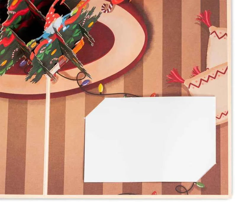 Paper Love Pop Up Cards - Santa's Dwarfs Pop Up Card