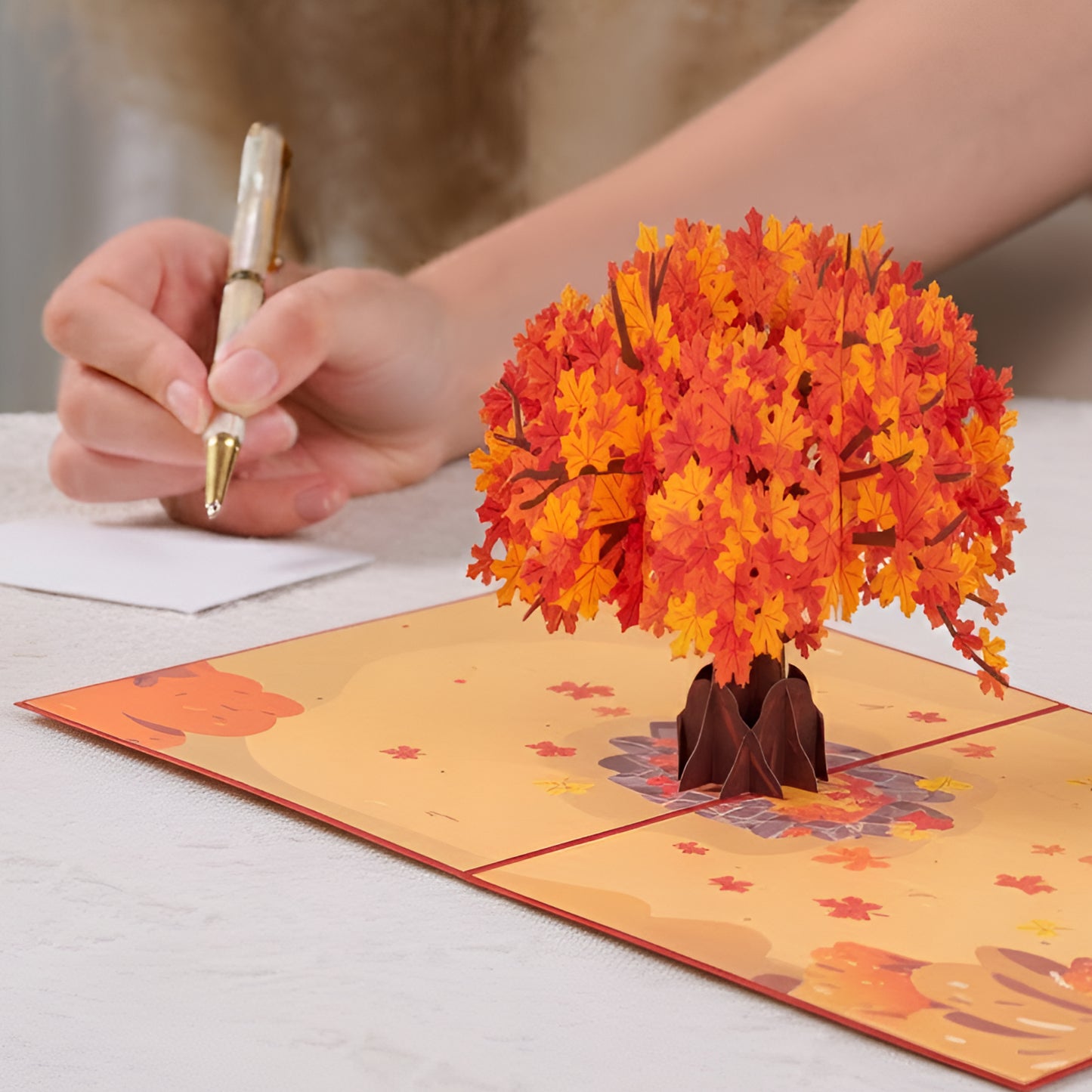 Autumn Tree Pop Up Card