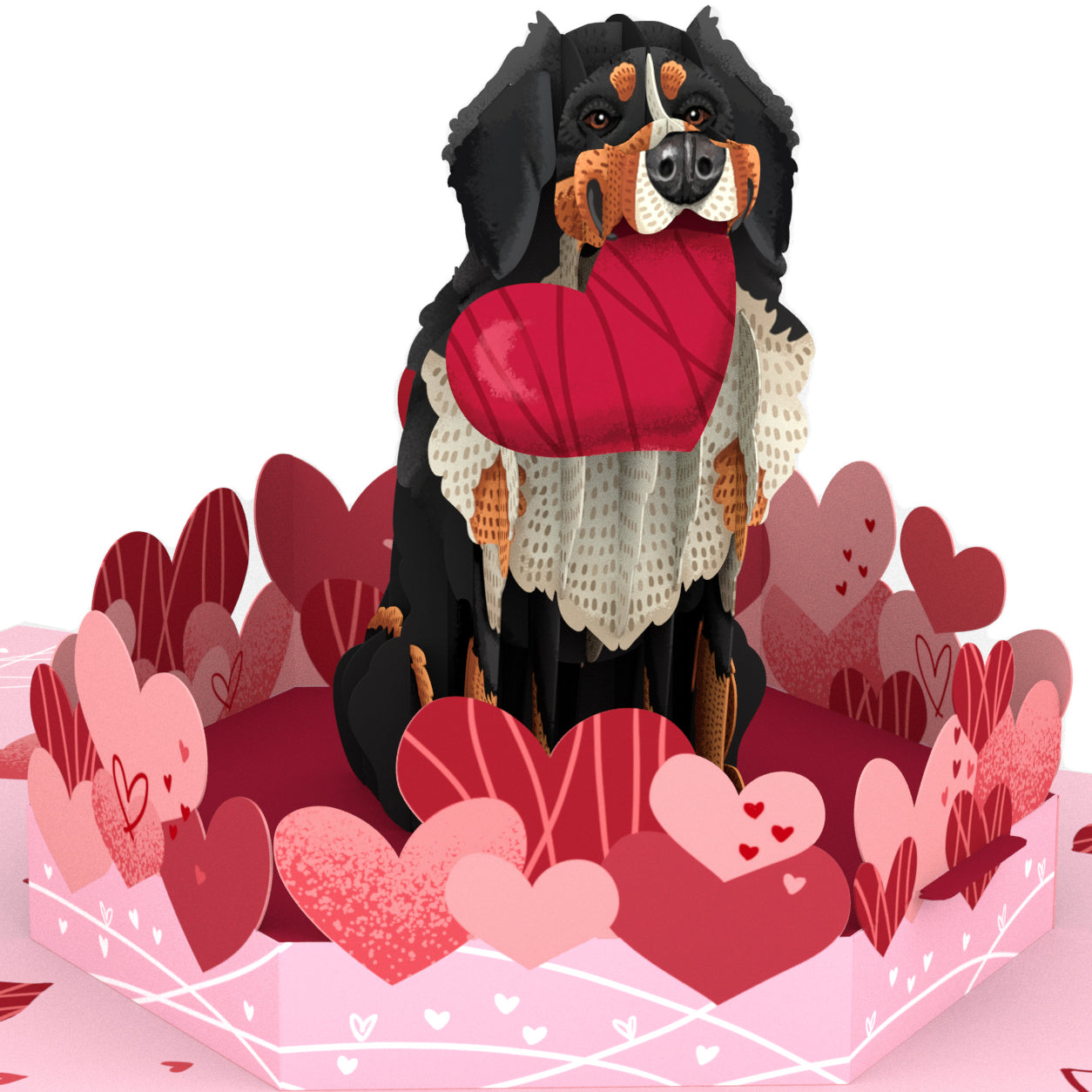 Love Dog Pop-up Card