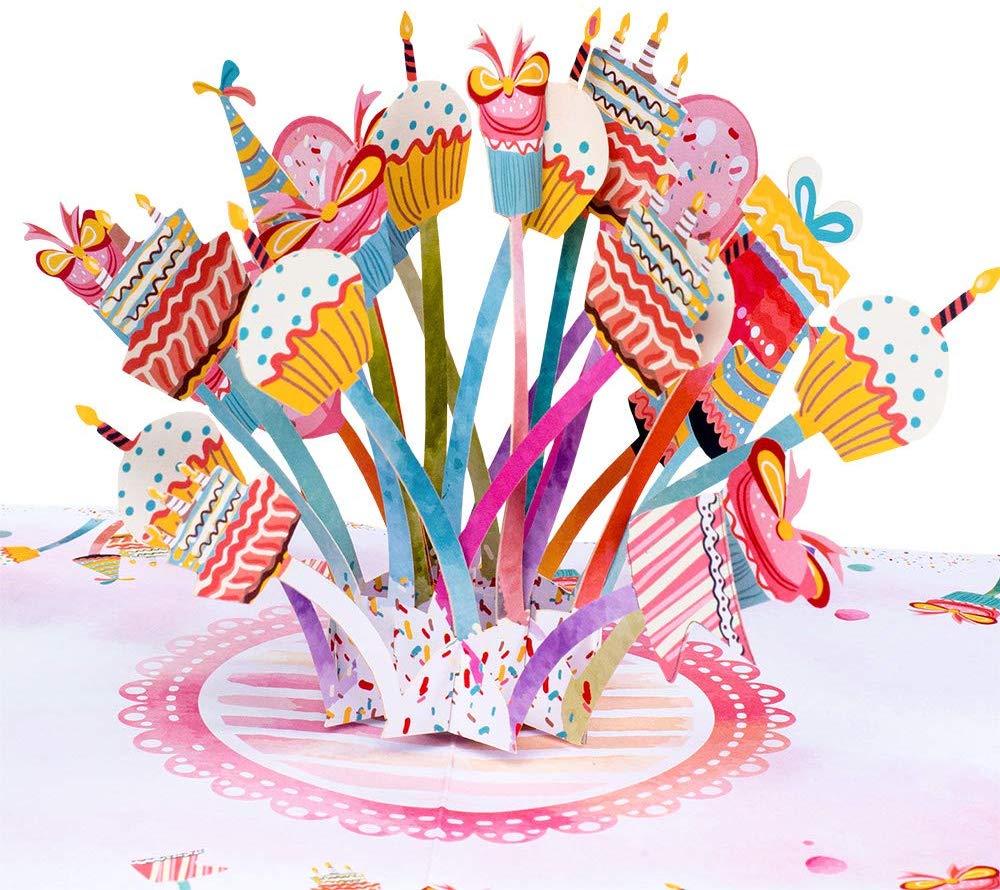 Party Explosion Pop Up Birthday Card - Paper Love