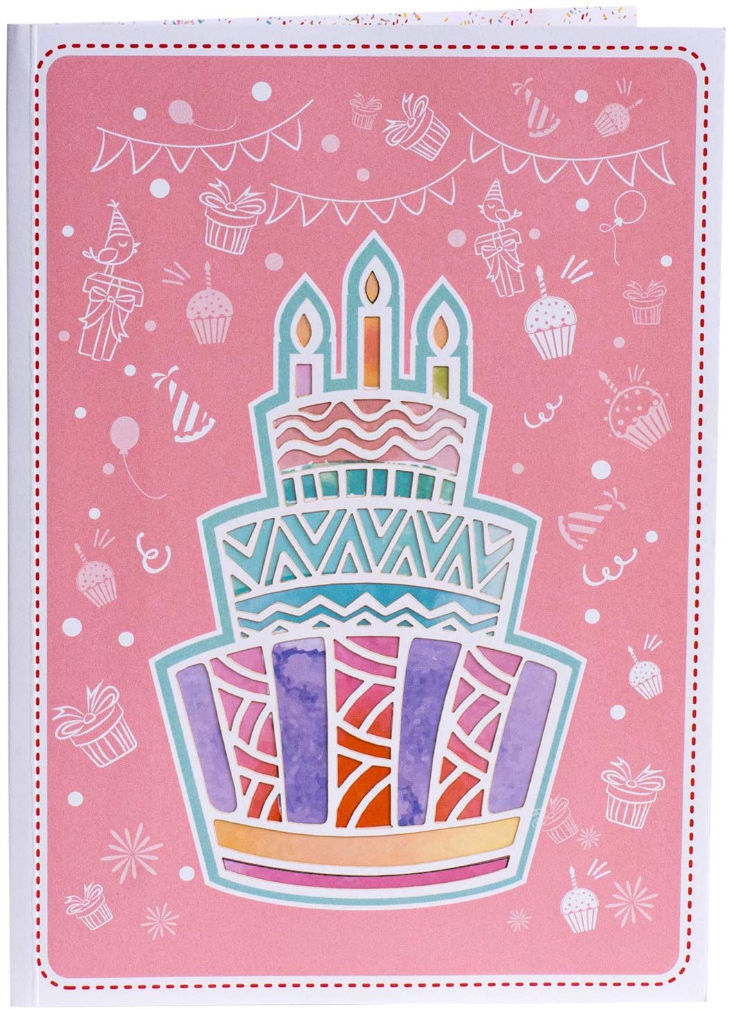 Party Explosion Pop Up Birthday Card - Paper Love