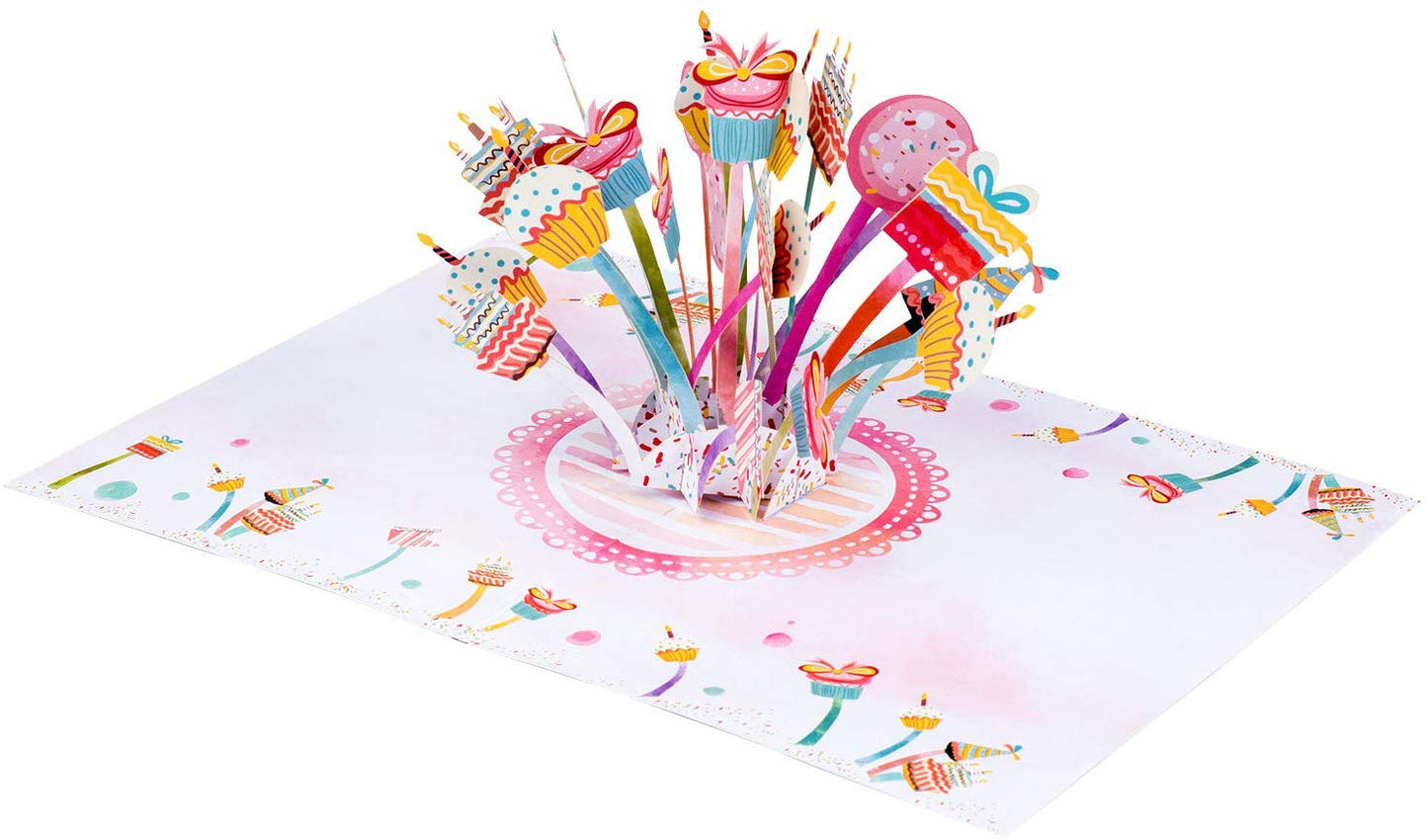 Party Explosion Pop Up Birthday Card - Paper Love