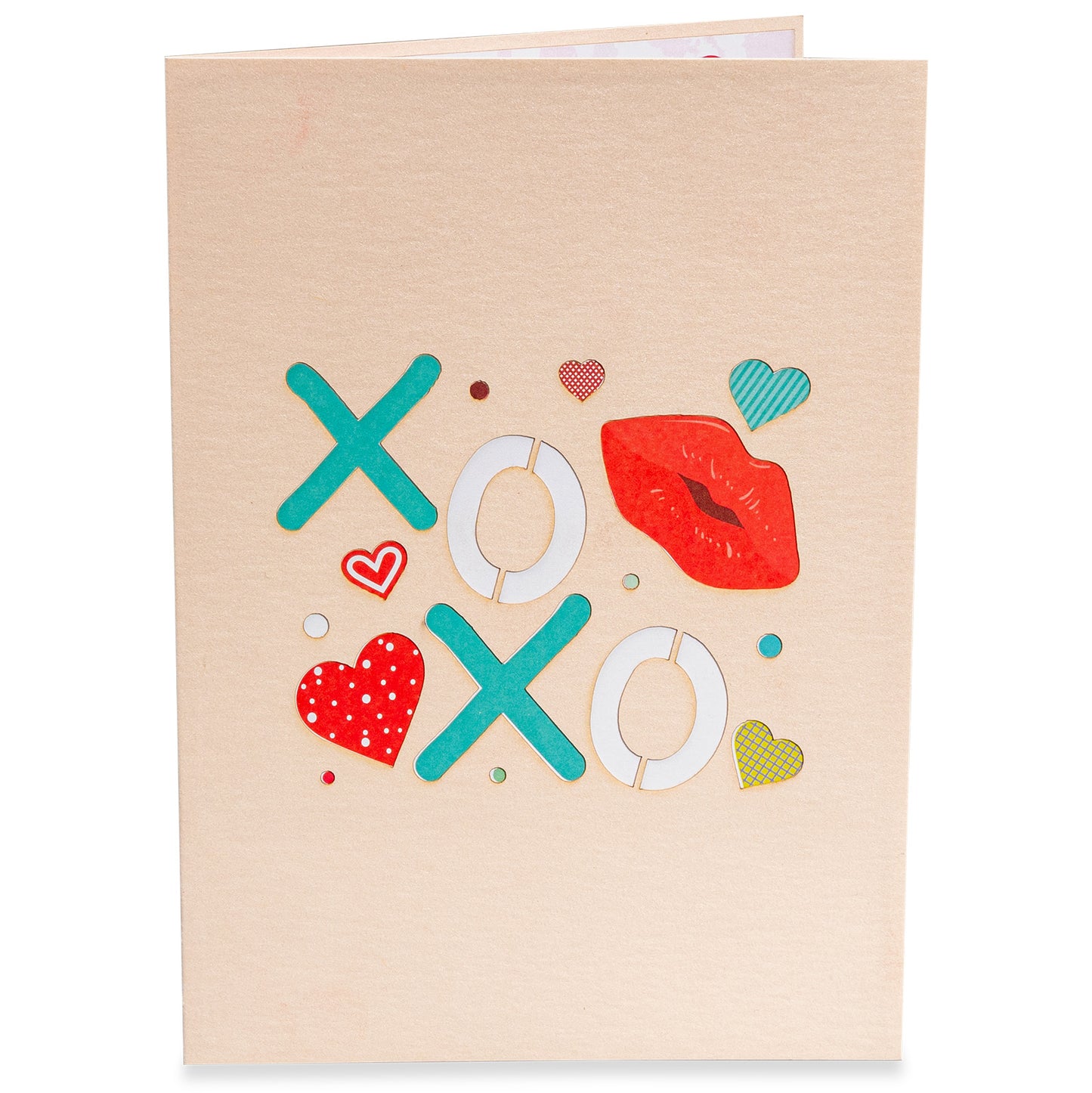 XOXO Hugs & Kisses Pop-Up Valentine’s Day Pop Up Card - Paper Love