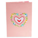 Love Art Pop Up Card - 5" x 7" - Paper Love