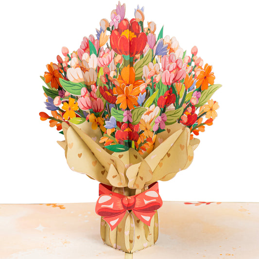 Oversized Floral Bouquet 10" Inch - Paper Love