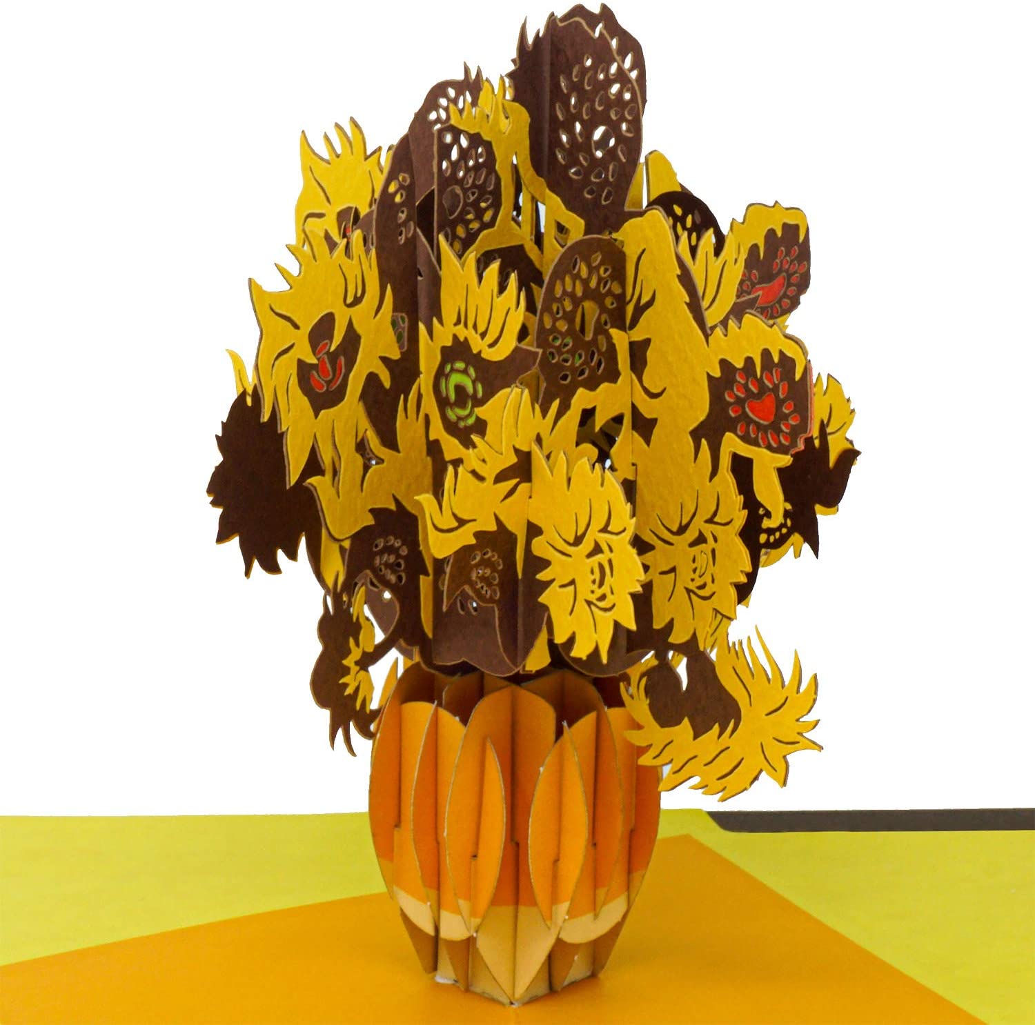 Vincent Sunflowers Pop Up Card - Paper Love