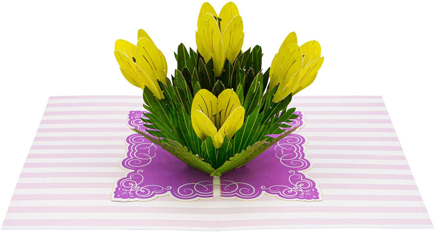 Lily Pop Up Card - Paper Love