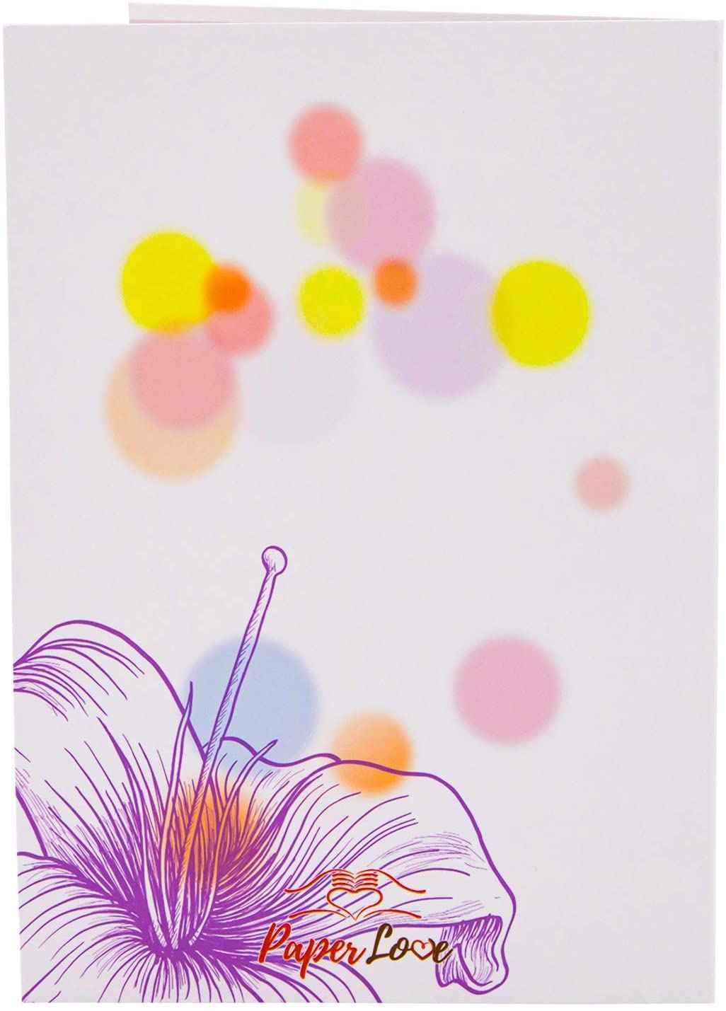 Paper Love Pop Up Cards - Lily Pop Up Card