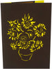 Vincent Sunflowers Pop Up Card - Paper Love