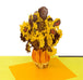 Vincent Sunflowers Pop Up Card - Paper Love