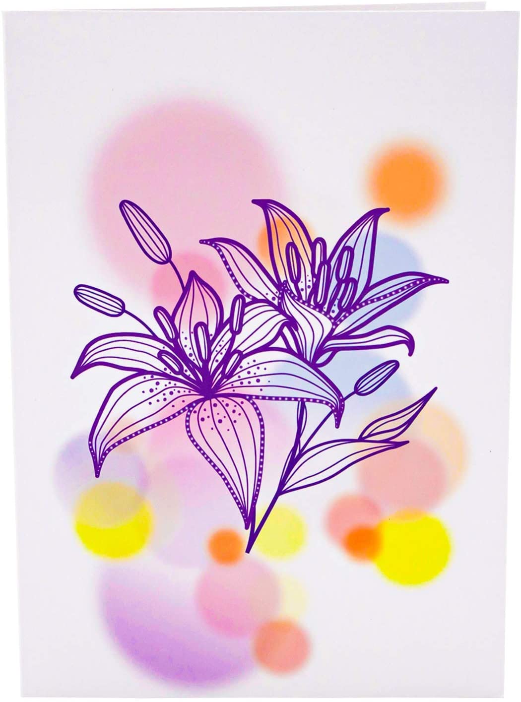 Lily Pop Up Card - Paper Love