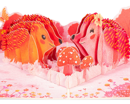 Love Hedgehog Pop Up Card - Paper Love