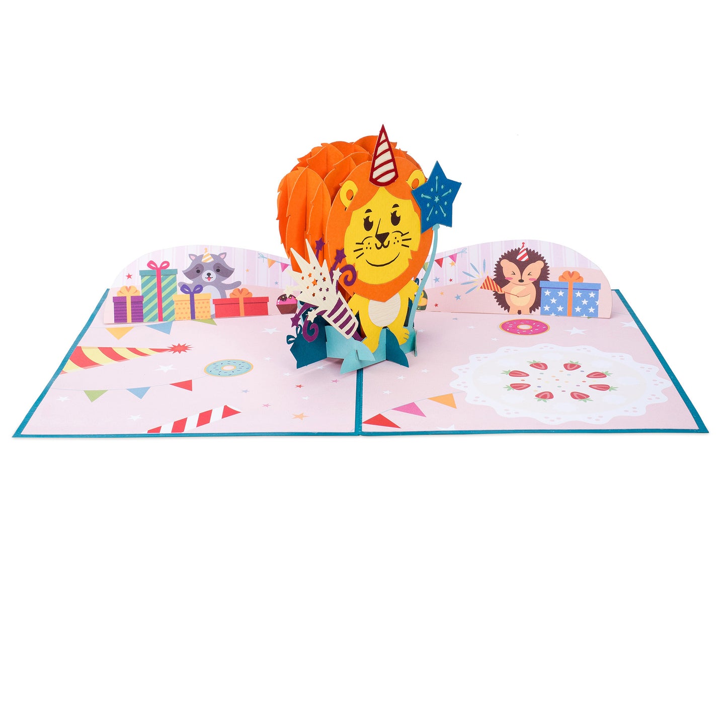 Lion Cub Birthday Pop Up Card