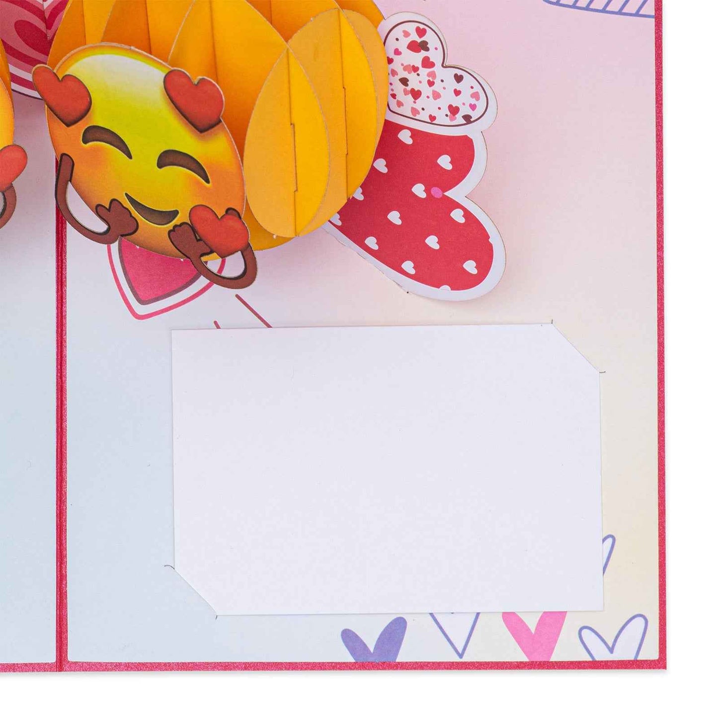 Paper Love Pop Up Cards - Love Emojis - 5" x 7"