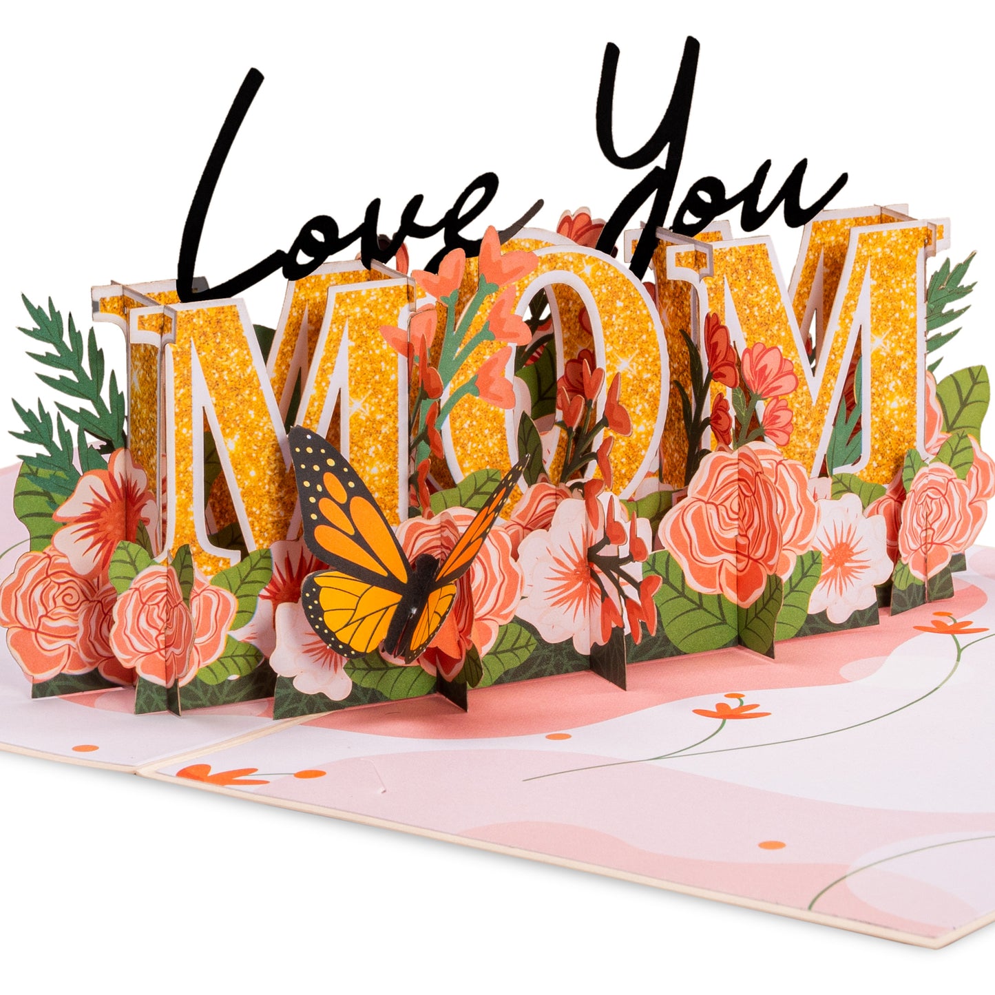 Love You Mom Pop Up Card - Paper Love