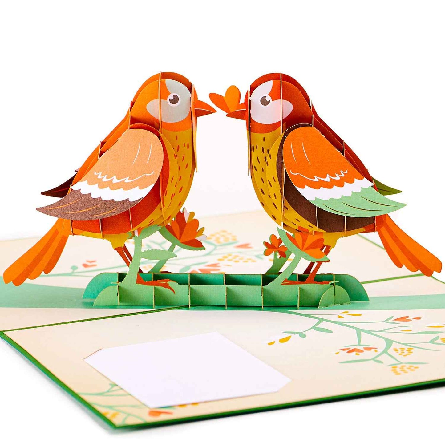 Paper Love Pop Up Cards - Lovebird Pop Up Card