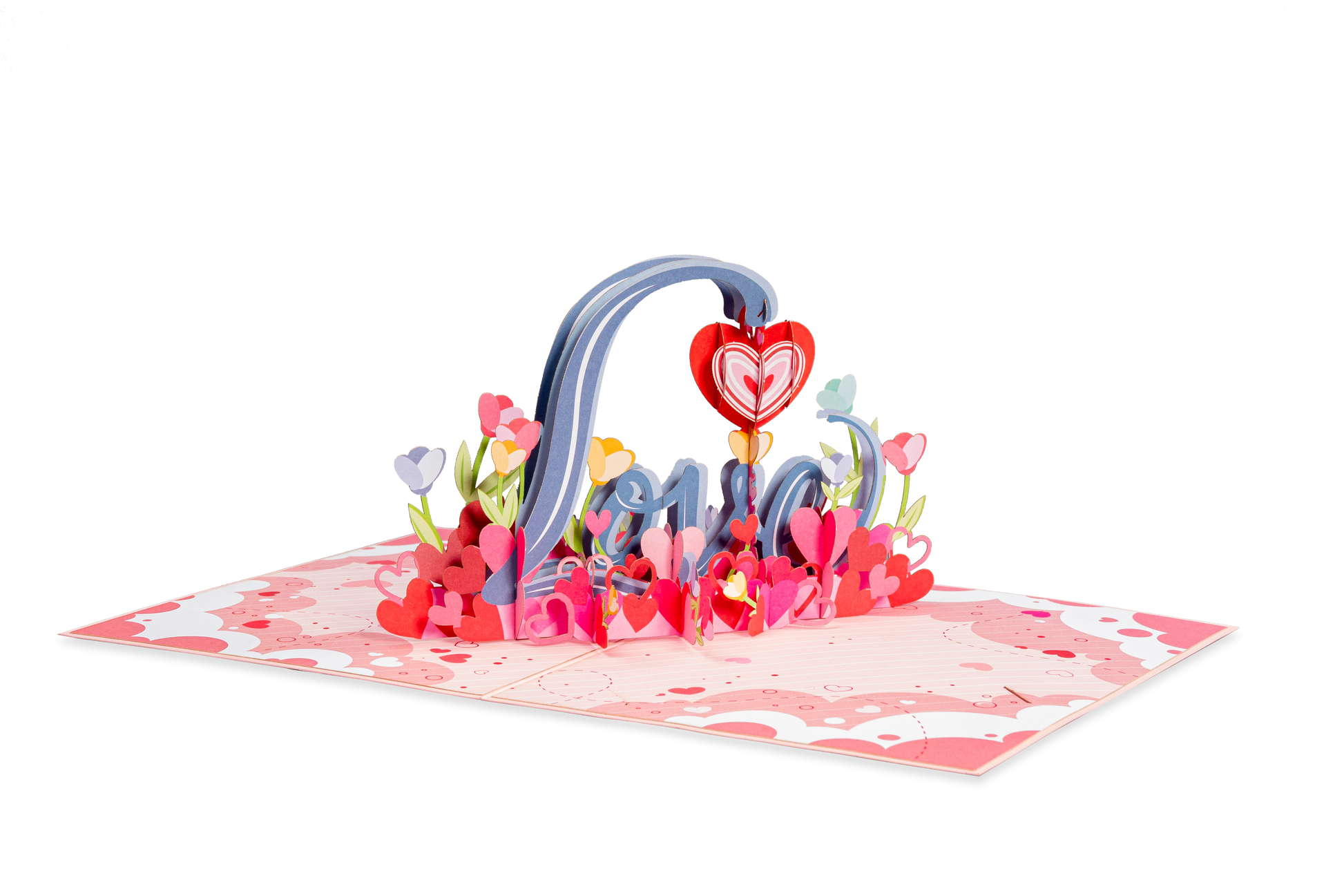 Love Art Pop Up Card - 5" x 7" - Paper Love