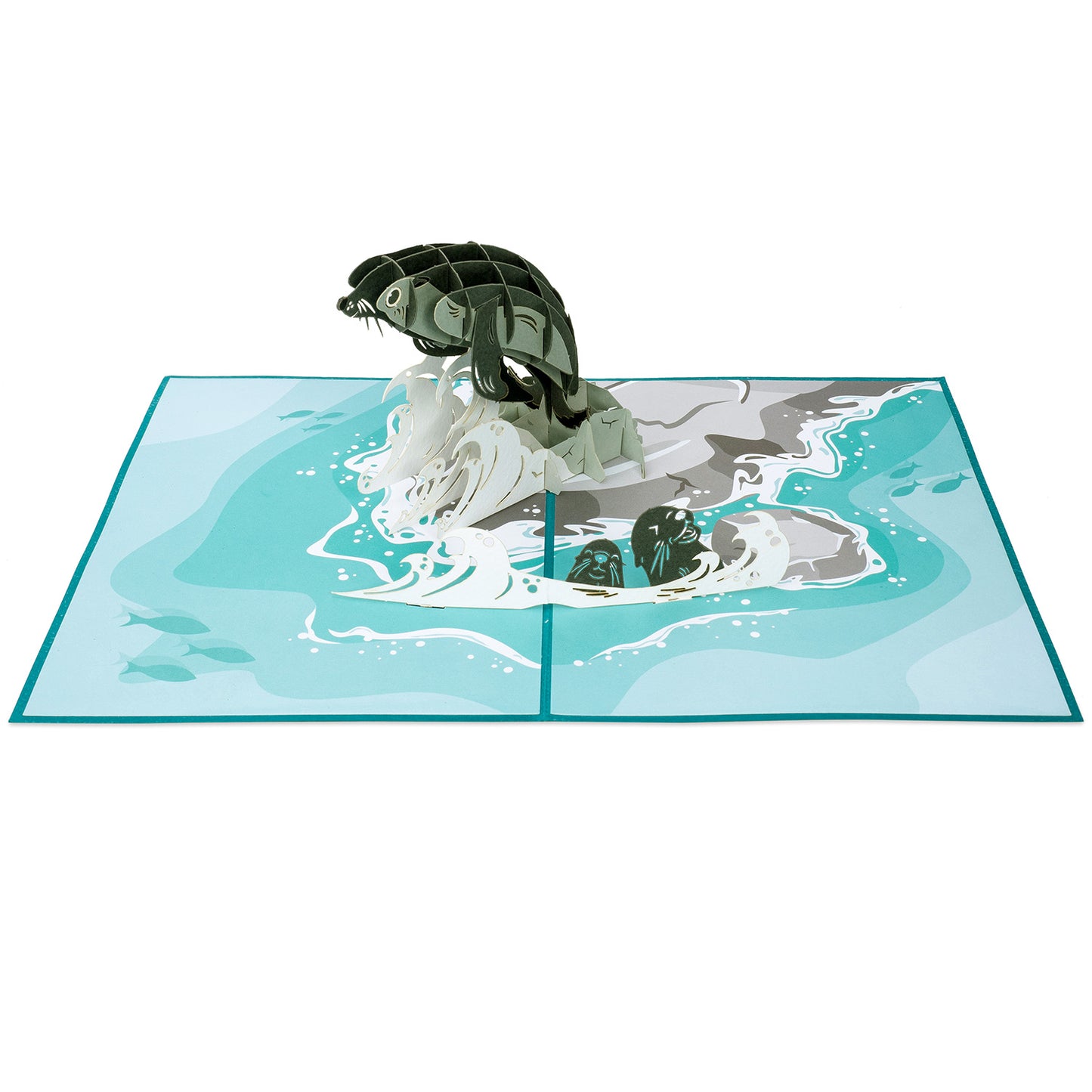 Seal Pop Up Card - Paper Love