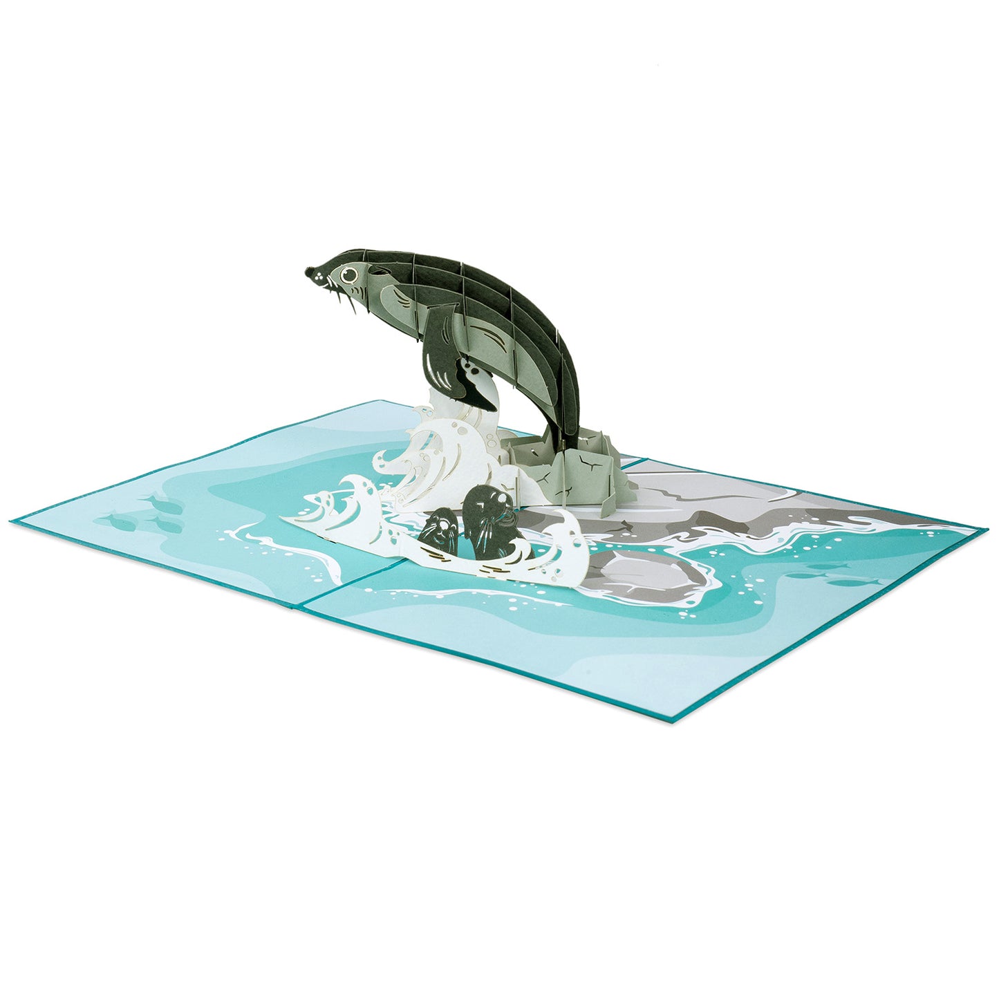 Seal Pop Up Card - Paper Love