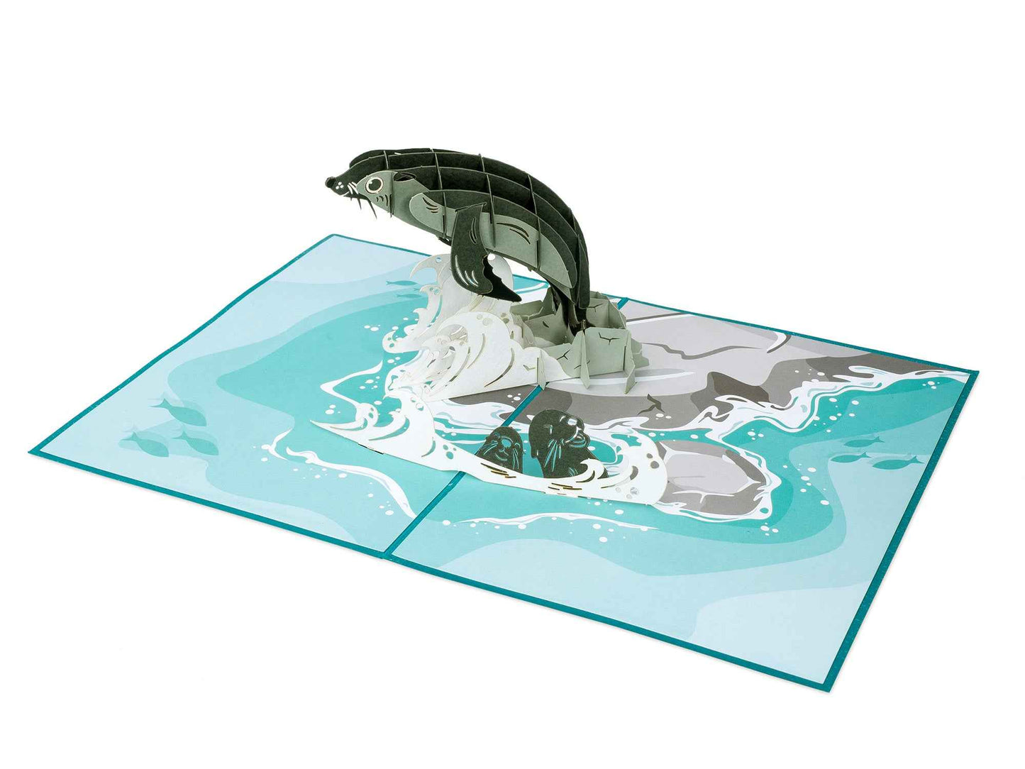 Paper Love Pop Up Cards - Seal Pop Up Card