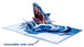 Shark Pop Up Card - Paper Love
