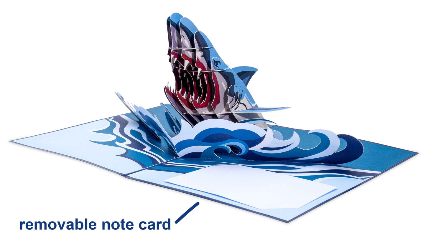 Paper Love Pop Up Cards - Shark Pop Up Card
