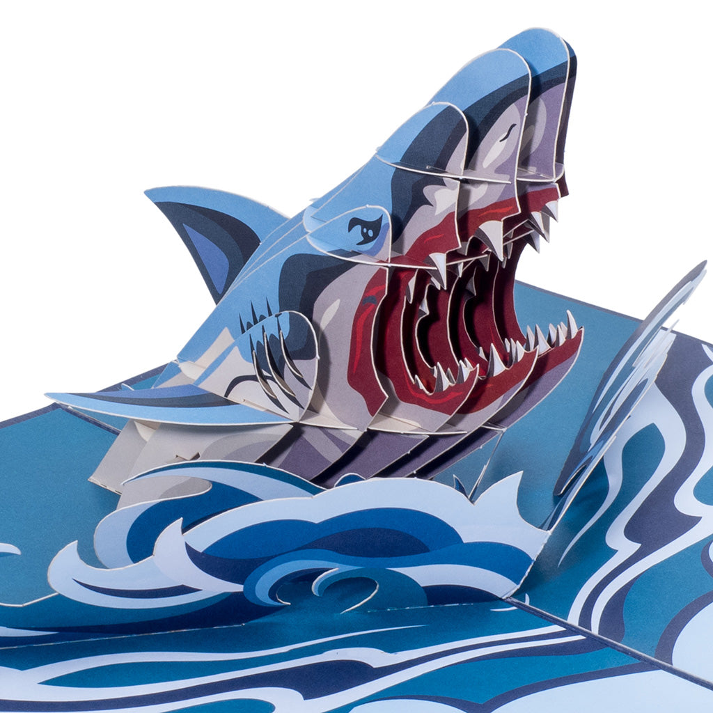 Shark Pop Up Card - Paper Love