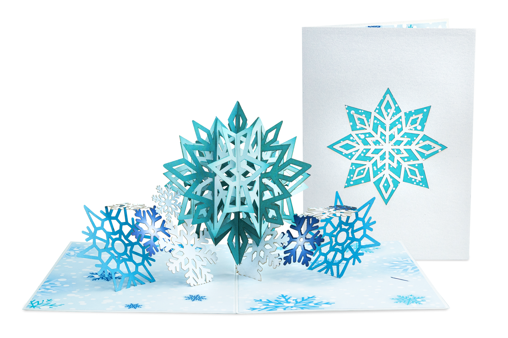 Snowflake Pop Up Card - Paper Love