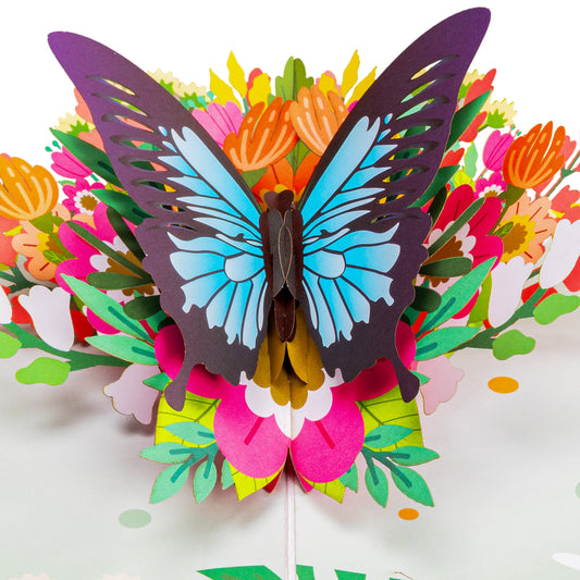 Spring Butterfly Pop Up Card - Paper Love