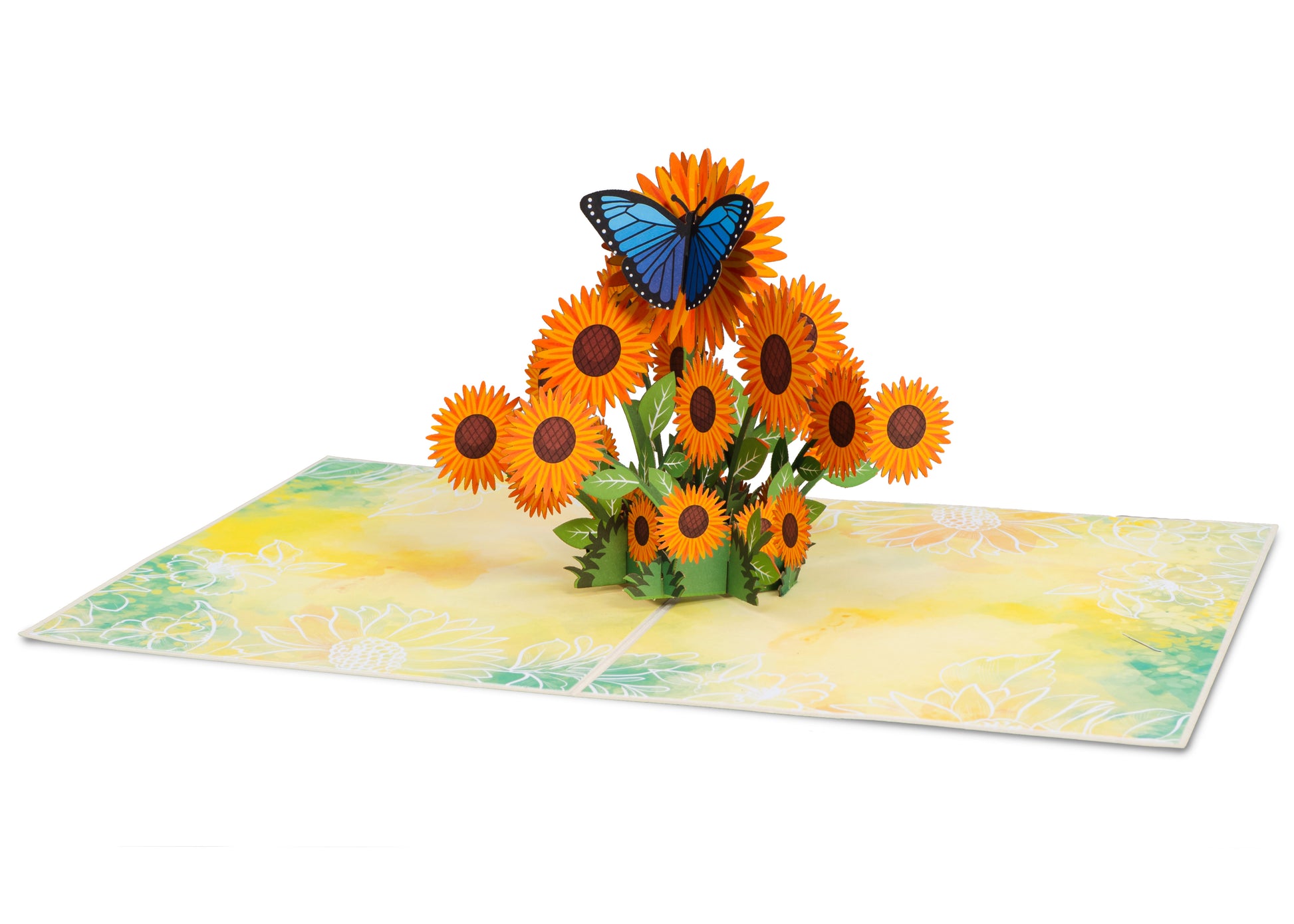 Sunflowers Pop Up Card - Paper Love