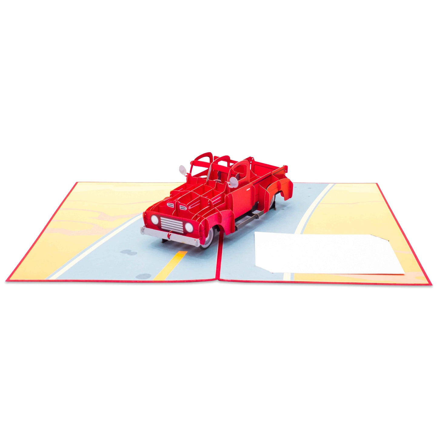 Paper Love Pop Up Cards - Classic Truck Pop Up Card