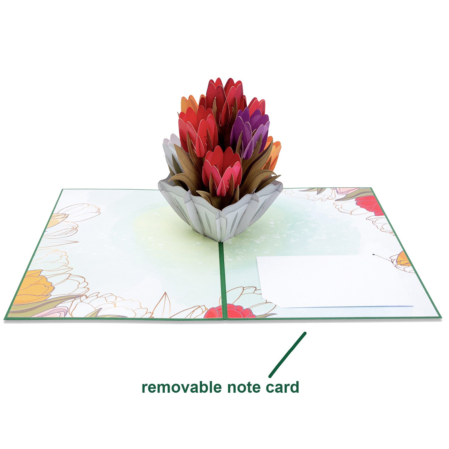 Tulips pop-up card - Paper Love