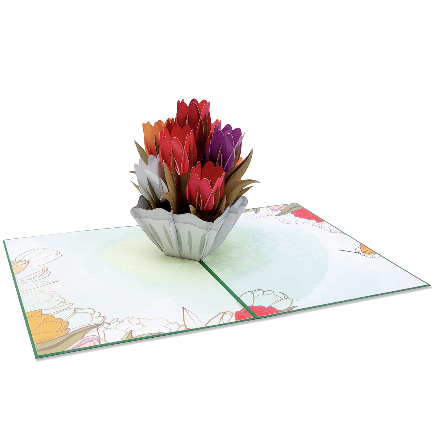 Tulips pop-up card - Paper Love