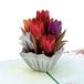 Tulips pop-up card - Paper Love