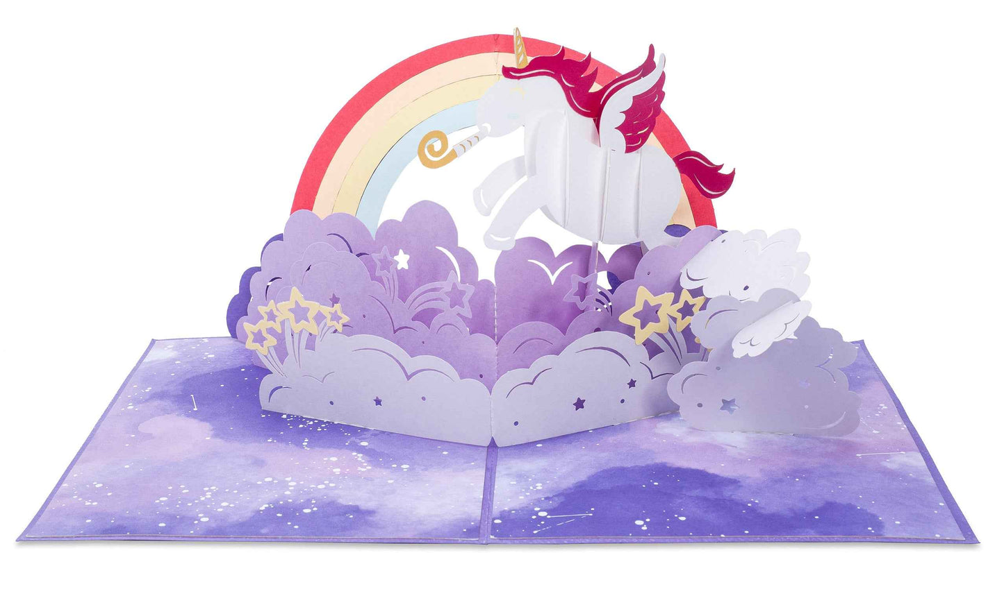 Unicorn Pop Up Card - 5"x7"