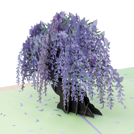 Wisteria Tree Pop Up Card - Paper Love