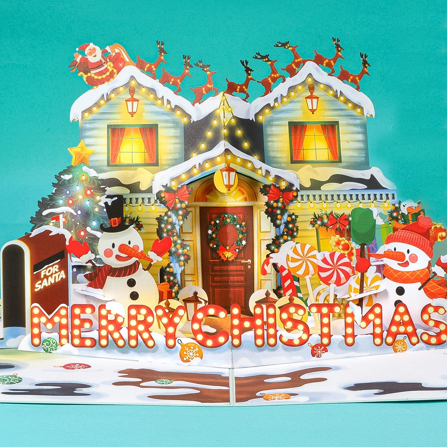 merry christmas 3D pop up greeting card_collection_image