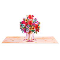 Thumbnail for HugePop Harmony Pop Up Flower Bouquet, With Detachable Flowers, Jumbo 10