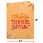 Happy Thanksgiving Frndly Pop Up Card