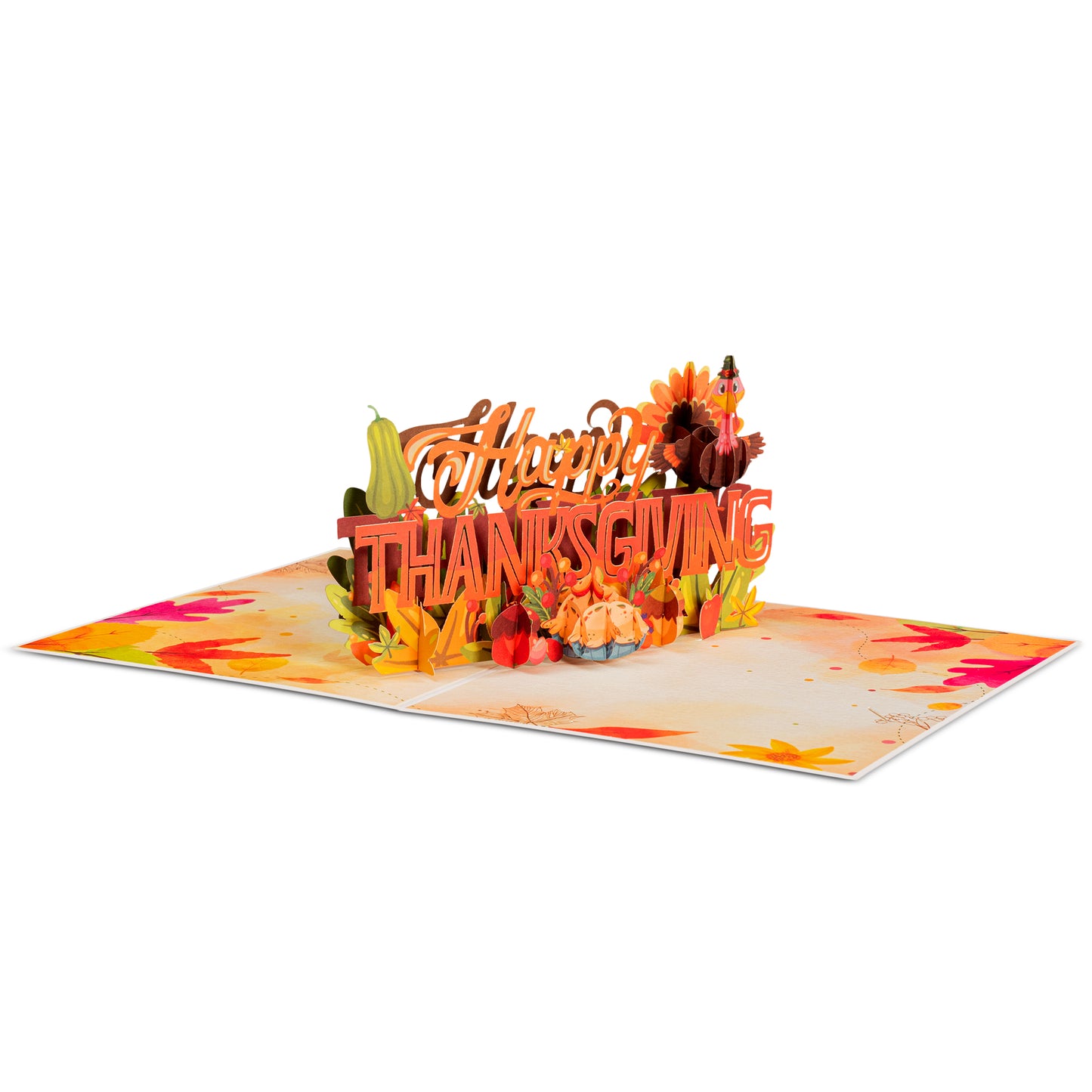 Happy Thanksgiving Frndly Pop Up Card