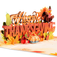 Thumbnail for Happy Thanksgiving Frndly Pop Up Card