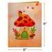 Fox In Mushroom House Frndly Pop Up Card