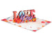 I Love You Valentines Day Pop Up Card