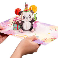 Thumbnail for Birthday Panda Frndly Pop Up Card - 8