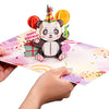 Birthday Panda Frndly Pop Up Card - 8"x6"