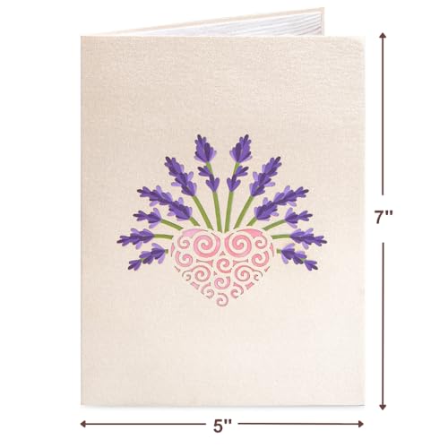 Lavender Pop Up Card