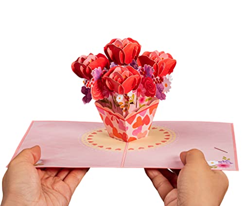 Roses Pop Up Card - Pop of Art