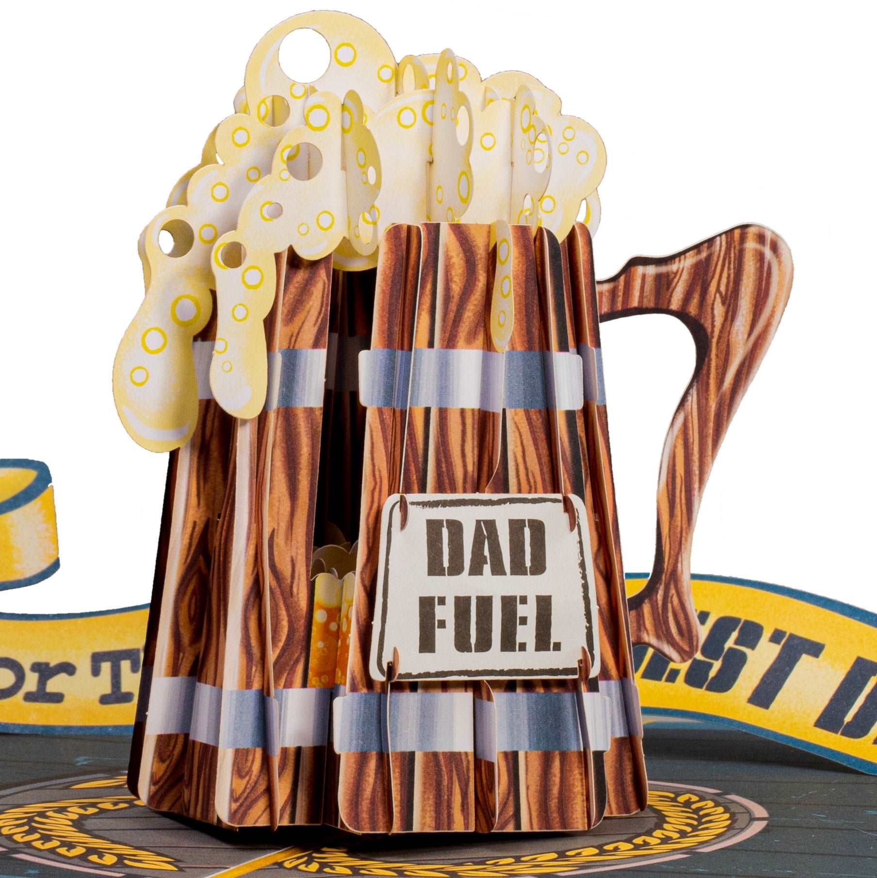 Dad Fuel Pop Up Card