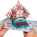 Paper Love Pop Up Cards - Happy Birthday Typewriter Pop Up Card